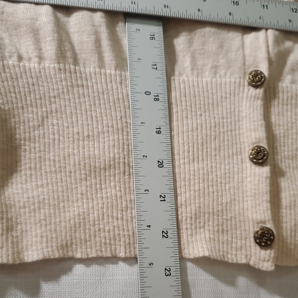 Anthropologie Charlie and Robin Beige Wool Cotton Alpaca Cardigan Size XL - Picture 14 of 15